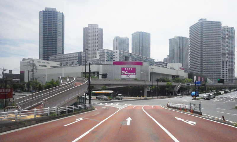 昌英塗装　東京都　東雲歩道橋