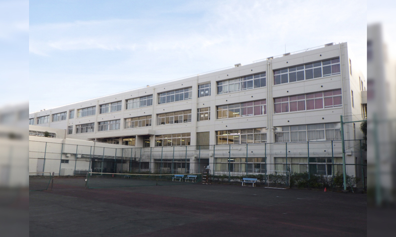 昌英塗装　東京都　田柄高等学校