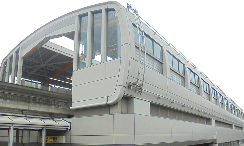 昌英塗装　多摩都市モノレール　松が谷駅